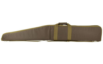 NcSTAR VISM Brown Nylon Shotgun Case, 54", Metal Lockable Zippers, Padded Shoulder Strap CVSHW2958-54