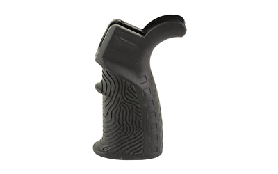 NcSTAR AR-15 Rubberized A2 Enhanced Grip, Non-Slip Texture, Battery Storage Door, Matte Black VG123