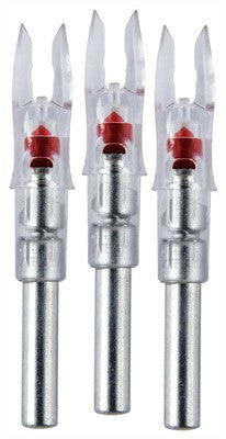 Nockturnal GT-Series Red Lighted Nock for Arrows 3/Pack