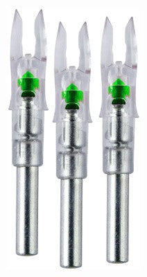 Nockturnal GT-Series Green Lighted Nock for Arrows 3/Pack