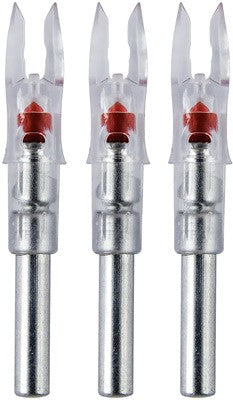 Nockturnal S-Series Red Lighted Nock for Arrows 3/Pack