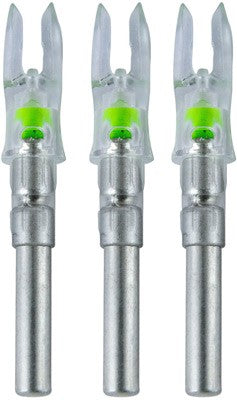 Nockturnal S-Series Green Lighted Nock for Arrows 3/Pack