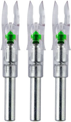 Nockturnal Lighted Nock X-Series Green Pack of 3 Arrows