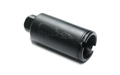 Noveske KX3 AR Rifle Flash Suppressor, 5.56 NATO, 1/2-28 Thread Pitch, Black 5000517