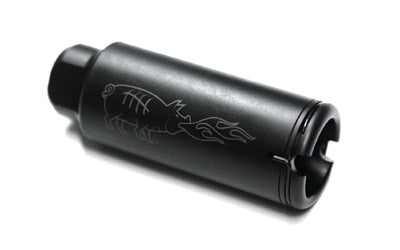 Noveske KX5 AR Rifle Flash Suppressor, 5.56 NATO, 1/2-28 Thread Pitch, Black Nitride Finish 5000519