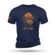 Nine Line 2A Bear Navy Triblend T-Shirt 3XL