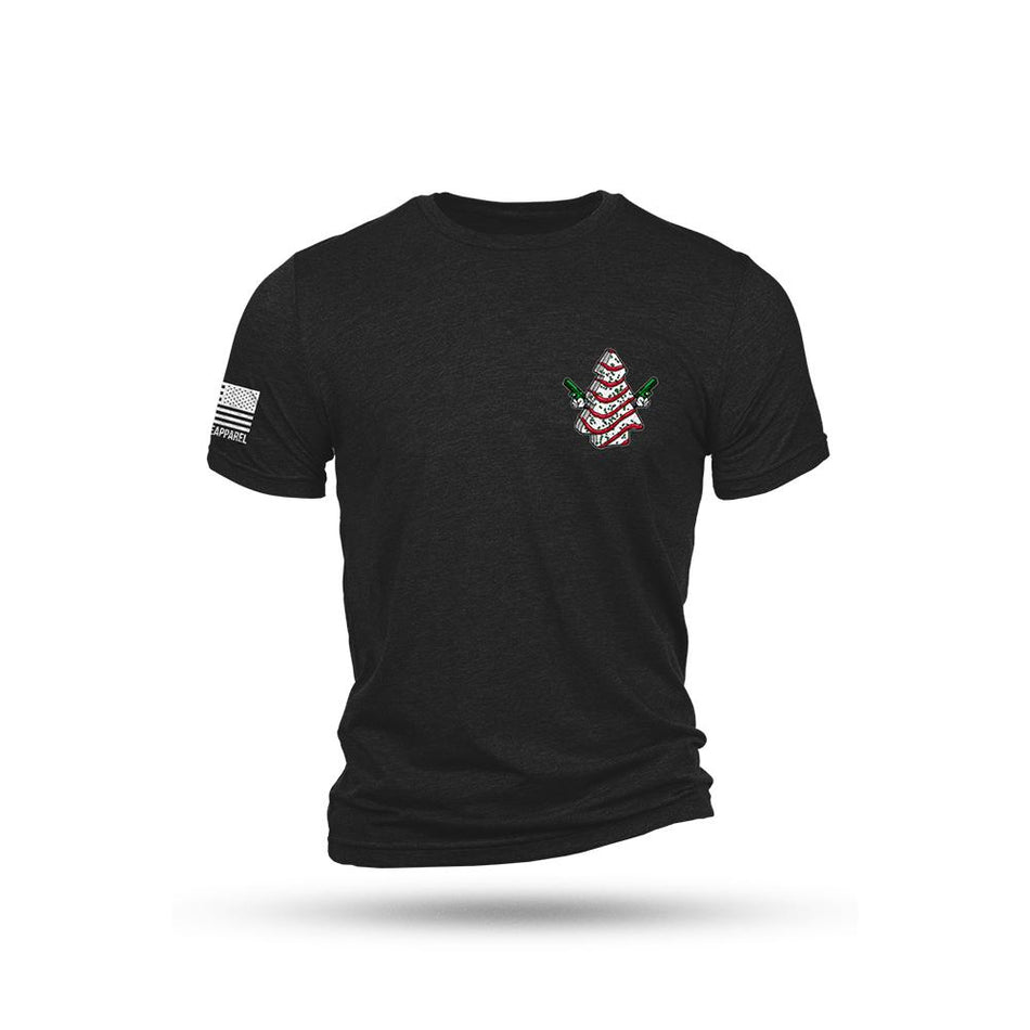 Nine Line Cake Tree Triblend Tee Shirt Black Size S