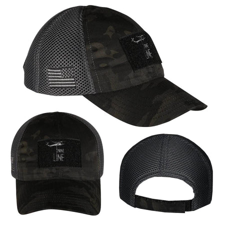 Nine Line American Made Dark Meshback Cap One Size Grey
