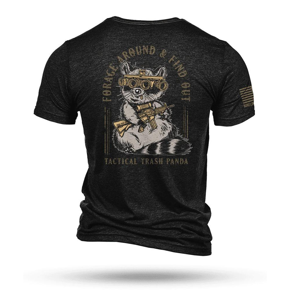 Nine Line Tactical Trash Panda Triblend Tee Black L