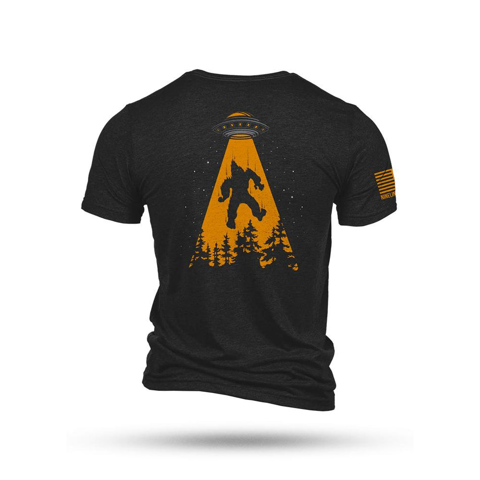 Nine Line UFO Squatch Black Tri-Blend Short Sleeve Tee 2XL
