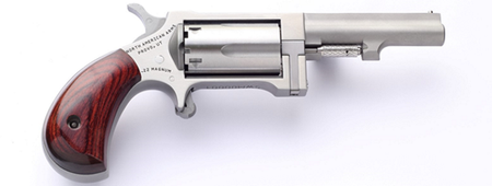 North American Arms Sidewinder SWC250 .22 LR/.22 WMR Revolver, 2.5" Barrel