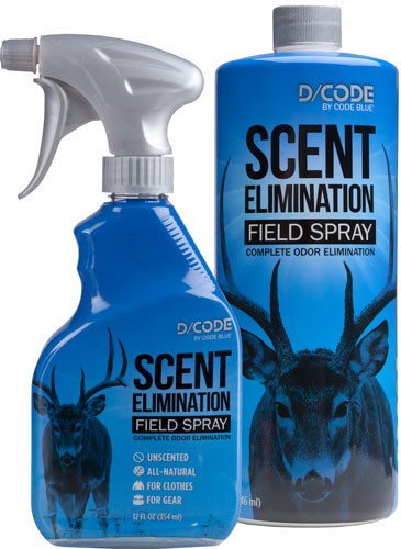 D-Code Scent Eliminator Spray Refill Combo 12oz and 32oz