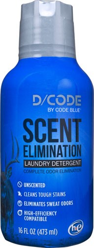 D-Code Fragrance-Free Laundry Detergent Scent Control 16oz Bottle