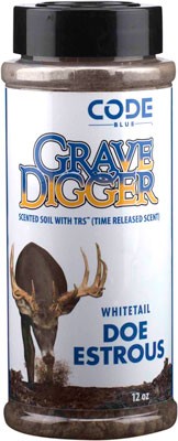 Code Blue Deer Lure Grave Digger Scrape Soil with Doe Estrous Formula 12oz
