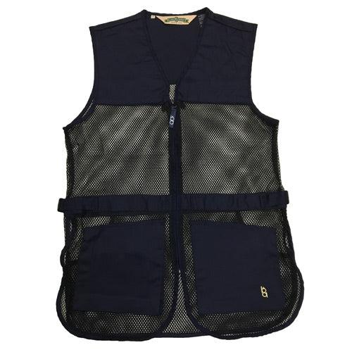 Bob Allen Dual Pad Full Mesh Shooting Vest 2XL Navy Blue