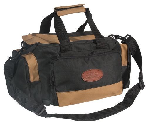 Outdoor Connection Deluxe Shooting Range Bag - Black and Tan