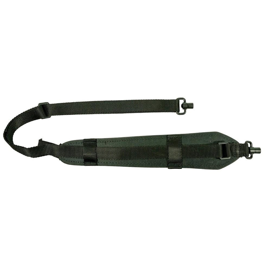 Outdoor Connection Padded SS Sling Talon QD Push Button Swivels Black