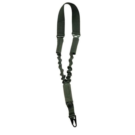 Max Ops Black Single-Point Bungee Rifle Sling with H-K Hook System