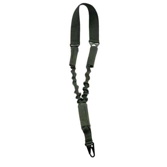 Max Ops Black Single-Point Bungee Rifle Sling with H-K Hook System