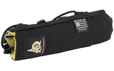 Odin Works 6.5" Suppressor Mirage Cover, Nomex Lined, Cordura 1000, Black OWG-SMC-BLK-6.5