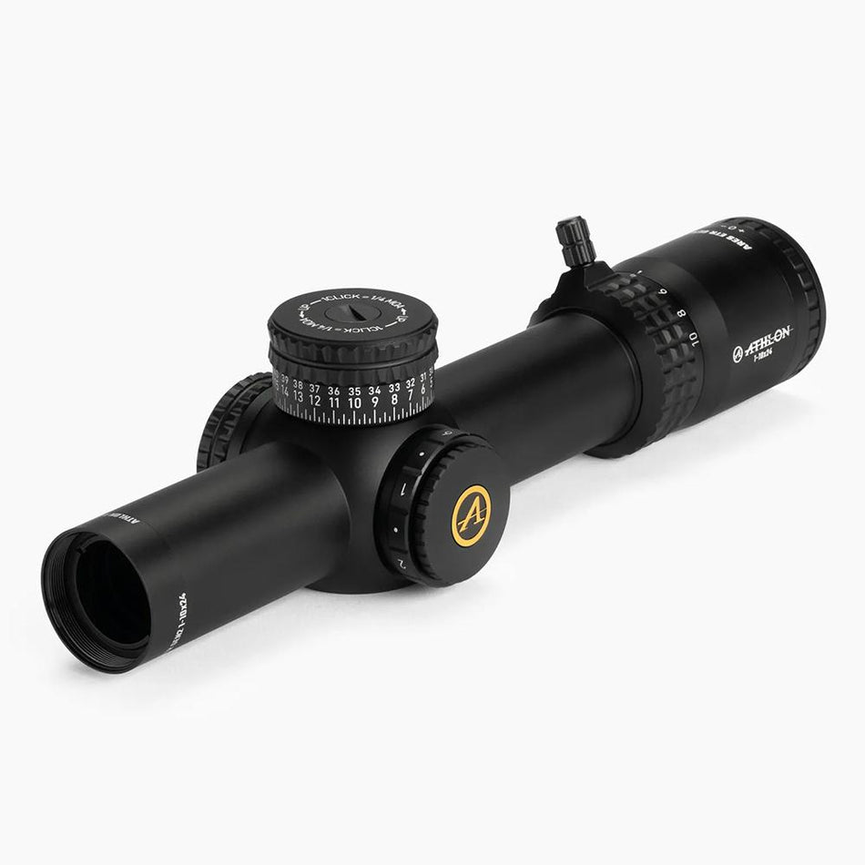 Athlon Ares ETR GEN2 UHD Riflescope 1-10x24 34mm FFP Illuminated ATMR2 MOA Black