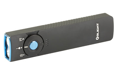 Olight Arkfeld Pro 1,300 Lumen Rechargeable EDC Flashlight with Green Laser and UV Light, Black