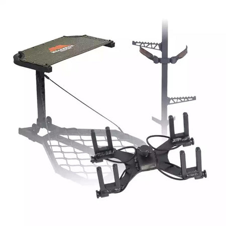 Millennium Run & Gun Lightweight Hang-On Treestand and Sticks Combo