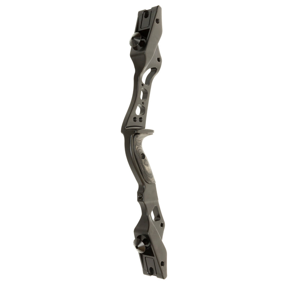October Mountain Night Ridge ILF CNC Aluminum Recurve Riser Black RH 60 in.