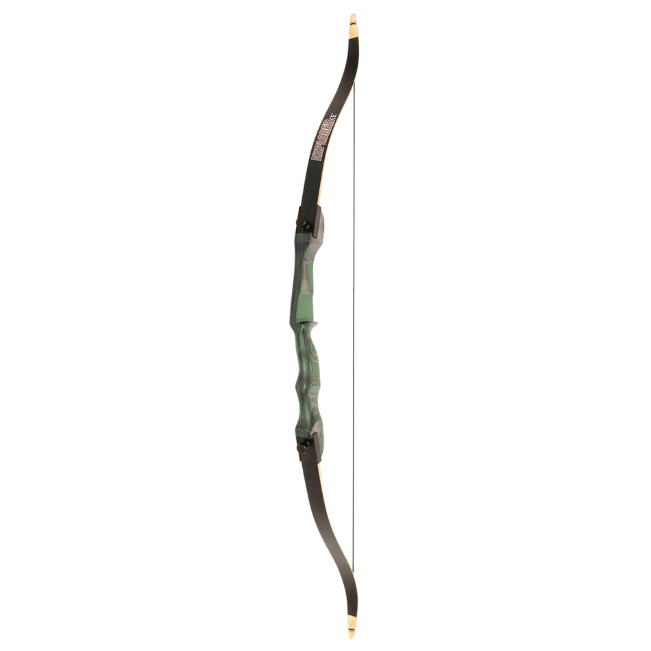 October Mountain Explorer CE Recurve Take-Down Bow Green 54 in. 28 lbs. LH