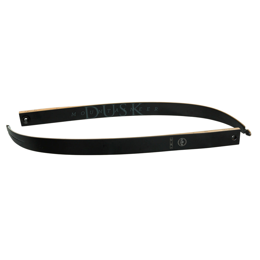 OMP Mountaineer Dusk Recurve Bow Limbs 62 in. 30 lbs. Bamboo