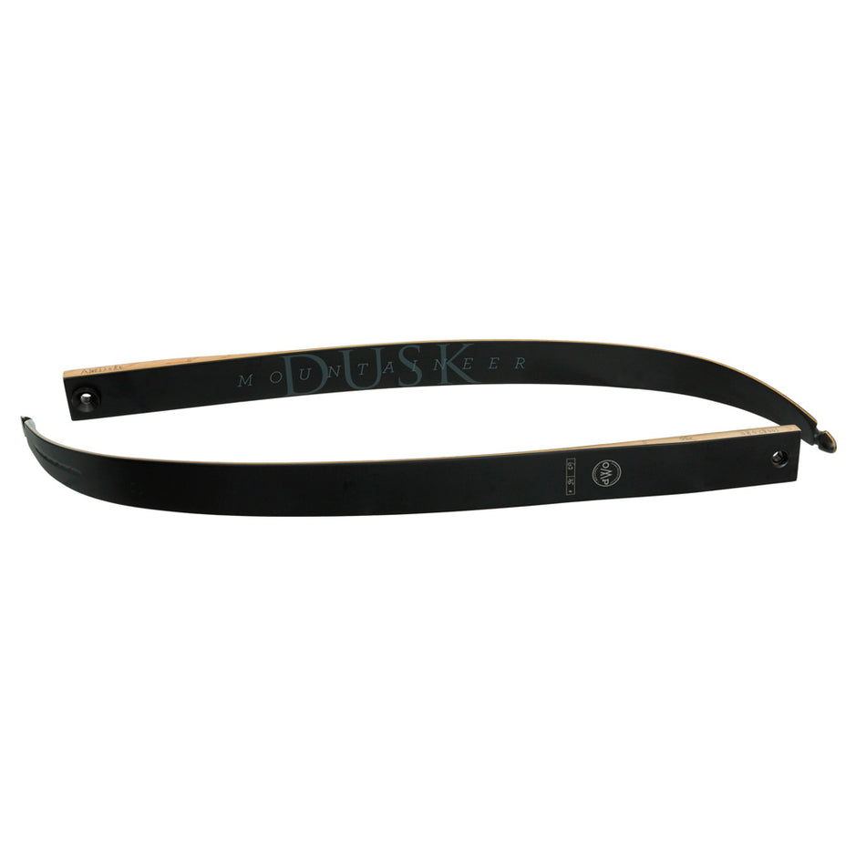OMP Mountaineer Dusk Recurve Bow Limbs 62 in. 45 lbs. Bamboo