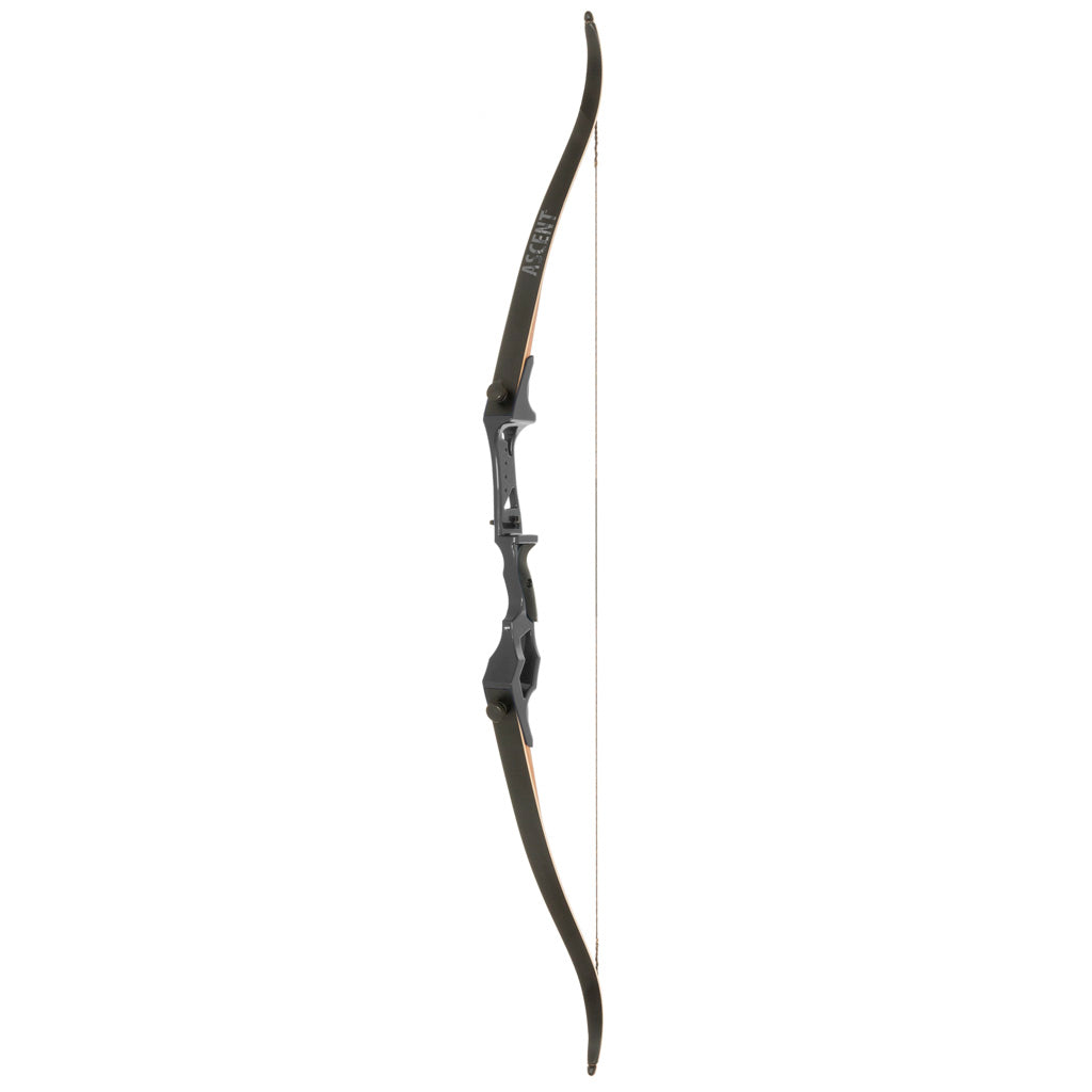 October Mountain Ascent Recurve 58" 20 lb Black RH Three-Piece Bow