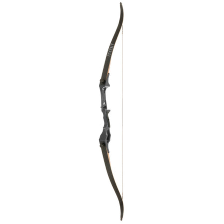 October Mountain Ascent Recurve 58" 20 lb Black RH Three-Piece Bow