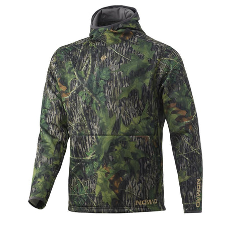Nomad Pursuit Long Neck Hoodie in Mossy Oak Shadowleaf Size S