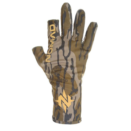 Nomad Fingerless Turkey Glove in Mossy Oak Bottomland - Large/XL