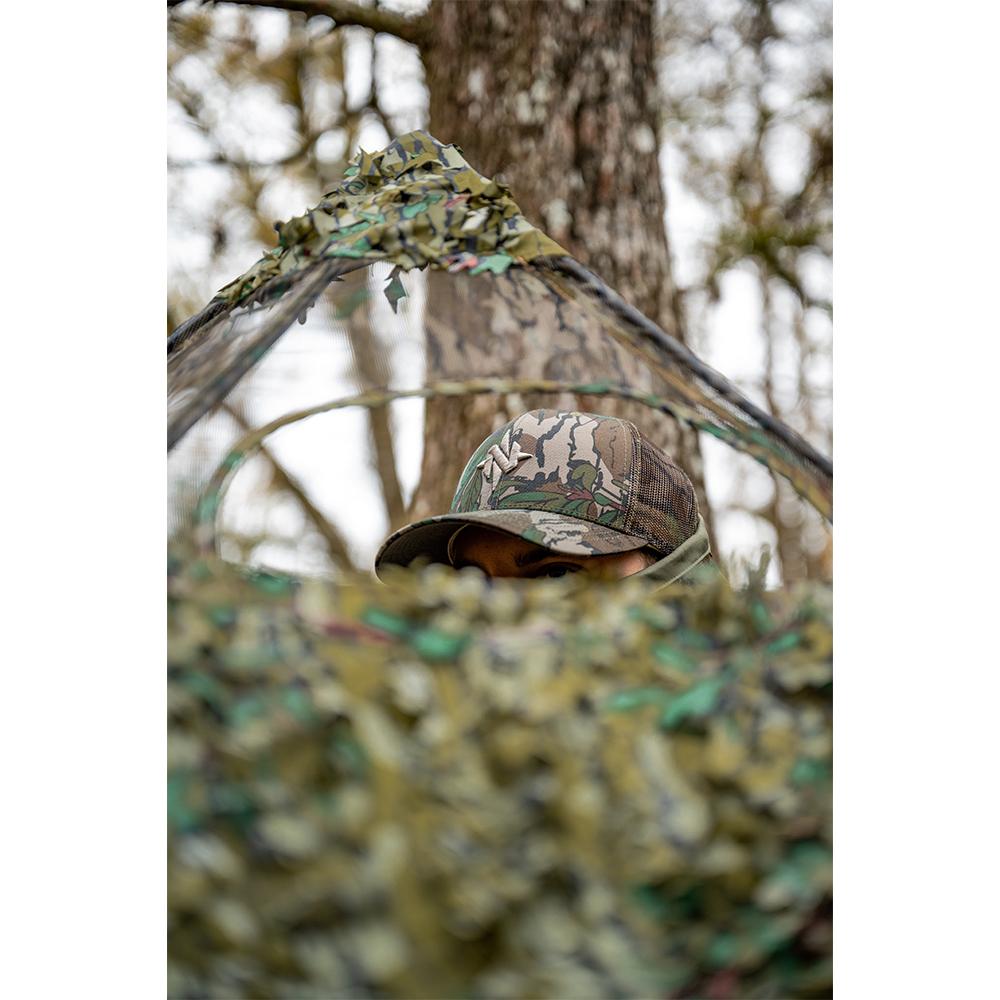 Nomad Assault Mossy Oak Greenleaf Camo Trucker Cap