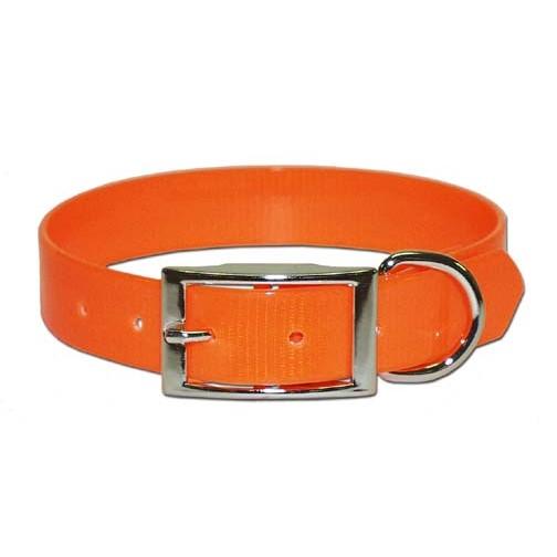 Omnipet Sunglo Field Dog Collar 1 Inch x 19 Inch Orange High Visibility