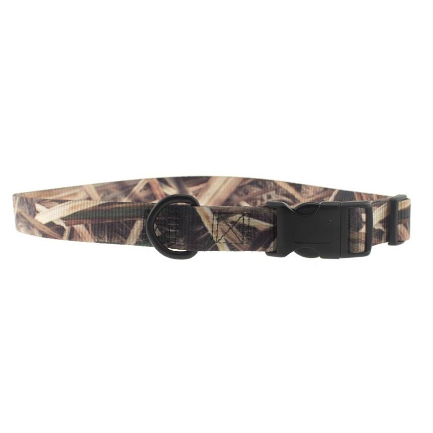 Omnipet Kwik Klip Adjustable Collar 1 Inch 18-26" Mossy Oak Shadow Grass Blades Camo