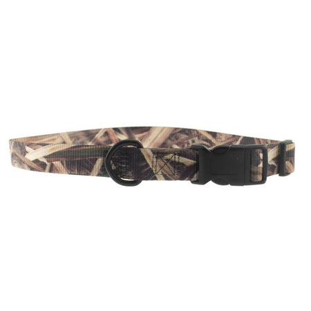 Omnipet Kwik Klip Adjustable Collar 1 Inch 18-26" Mossy Oak Shadow Grass Blades Camo