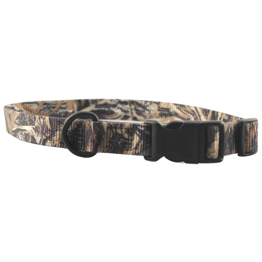 Omnipet Kwik Klip 1 Inch Adjustable Dog Collar 18-26" Realtree Max-5 Camo