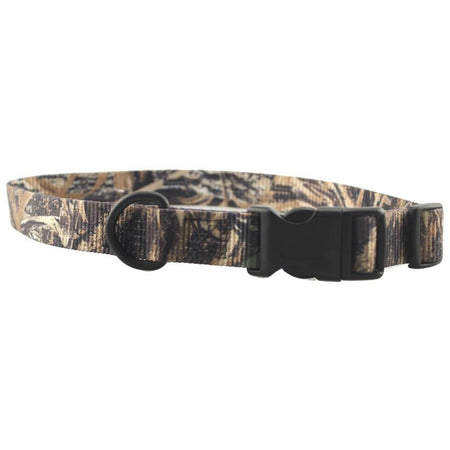 Omnipet Kwik Klip 1 Inch Adjustable Dog Collar 18-26" Realtree Max-5 Camo