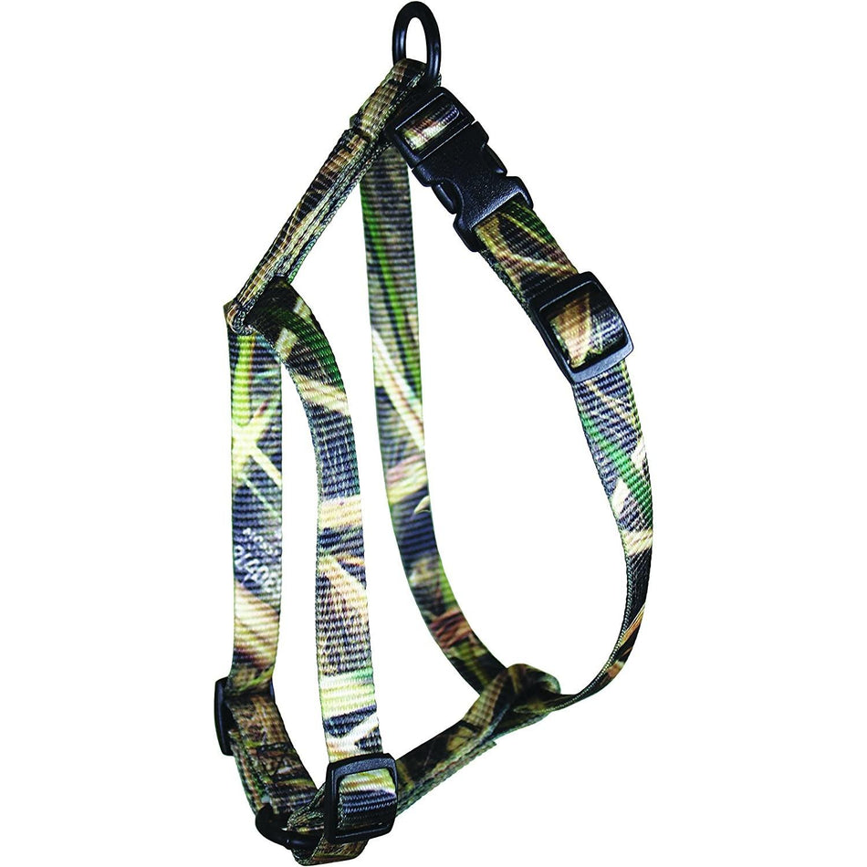 Omnipet Mossy Oak Duck Blind Adjustable Nylon Pet Harness Medium 3/4 Inch