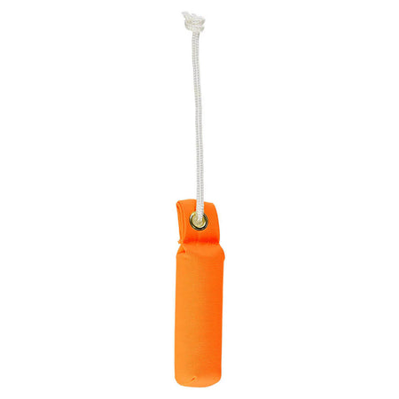 Omnipet Orange Canvas Puppy Dummy 2 x 9 Inch Dog Training Bumper