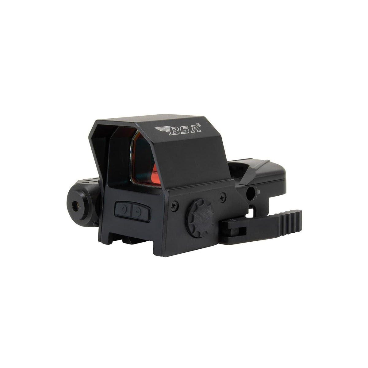 BSA 33x24mm Reflex Sight Red Laser 4 Reticles 5 Brightness Settings Quick Release Picatinny Mount