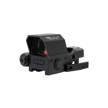 BSA 33x24mm Reflex Sight Red Laser 4 Reticles 5 Brightness Settings Quick Release Picatinny Mount