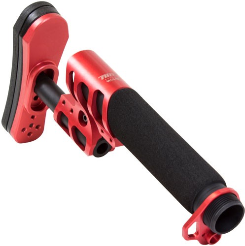ODIN AR-15 Zulu 2.0 Stock and Padded Buffer Tube Kit Red