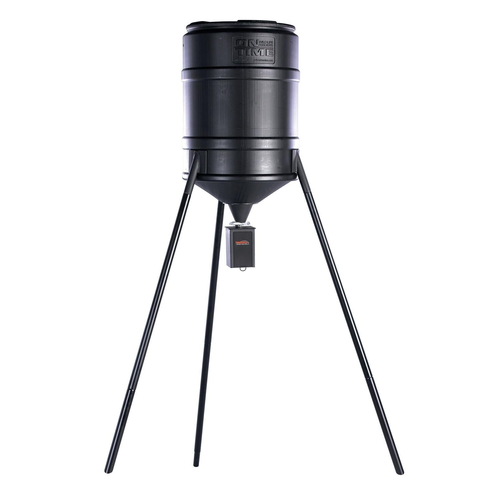 On Time Tomahawk VL 25 Gallon Tripod Game Feeder