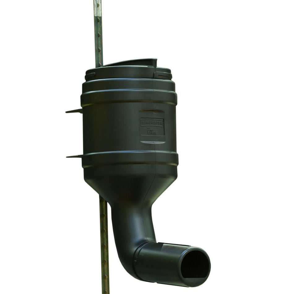 On Time Wildlife Mossy Oak Gamekeeper T-Post Gravity Feeder 80 lb Capacity