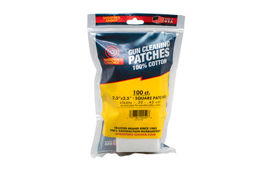 Otis 2.5 Inch Square Cotton Gun Cleaning Patches, 100 Count