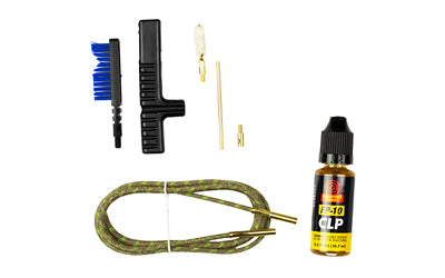 Otis Ripcord Deluxe .17 Cal Bore Cleaning Kit with Brush, Mop and CLP